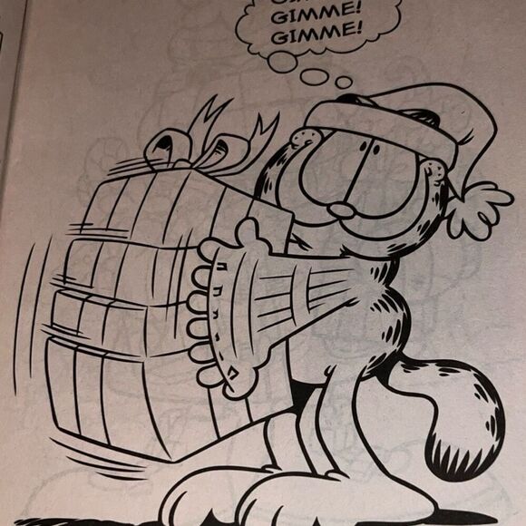 2 NEW 2003 Garfield Happy Holidaze Festival Fun Coloring Books Unused - Picture 4 of 6
